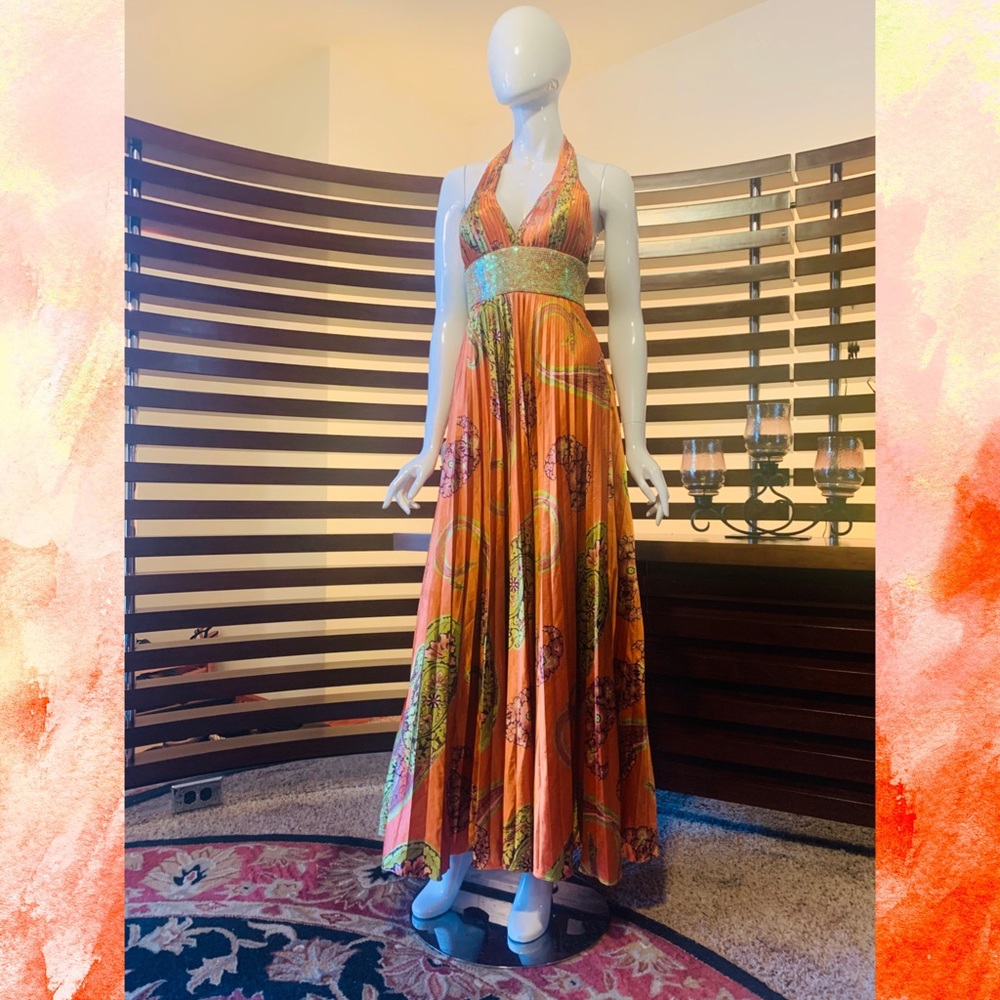 Faviana orange size 4 Prom Dress